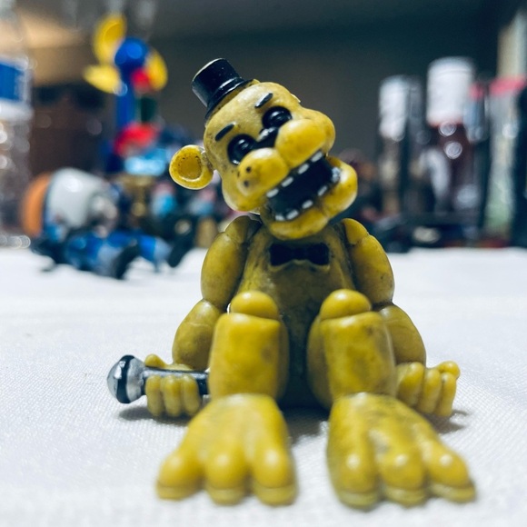 Yellow Bear Toy Figure - Picture 1 of 1